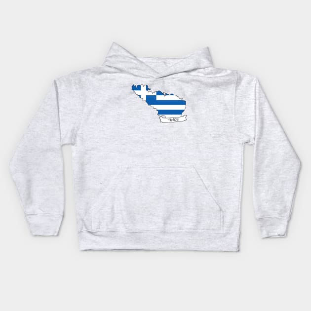 Tinos Kids Hoodie by greekcorner